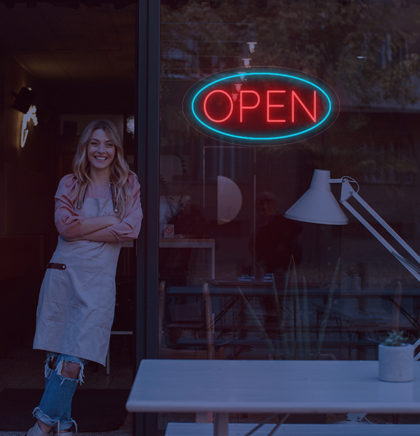 Open Neon Sign