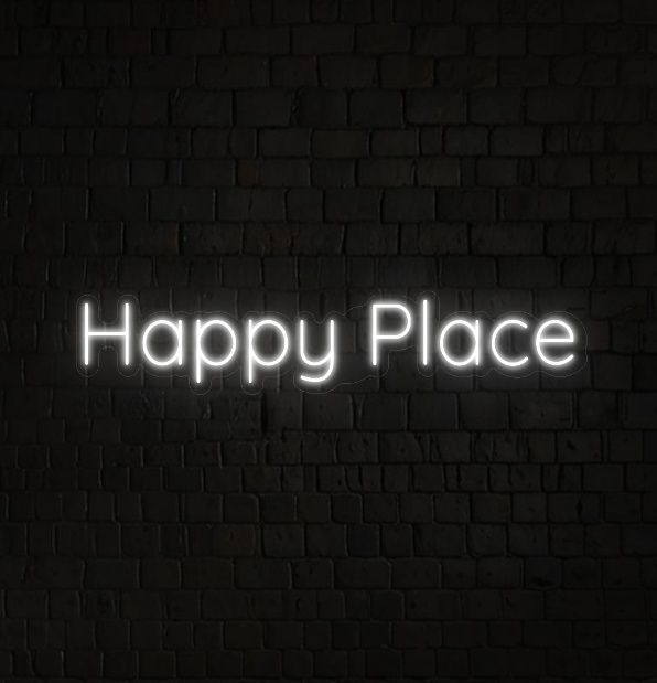 My Happy Place Neon Signs