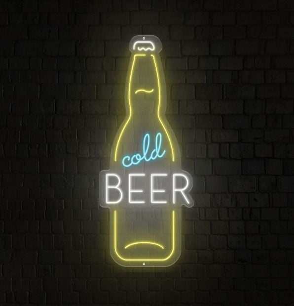 Cold Beer Neon Sign
