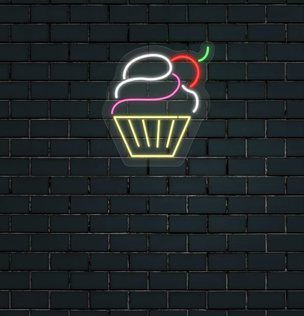 Cupcake Neon Sign