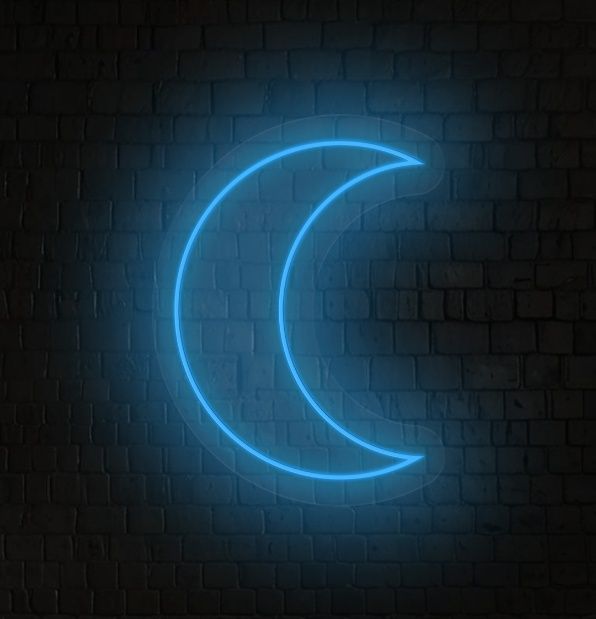 Moon LED Neon Sign