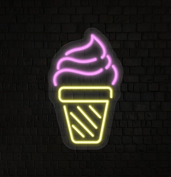Ice Cream Neon Sign