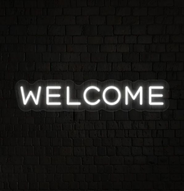 Welcome Neon Sign